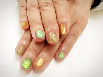 ネイルサロン エーナイン ザ ビッグ豊平店/マグネット、フラッシュ