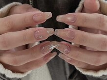 フィルイン/マグネットワンカラー/高槻/ちゅるんネイル/デザイン