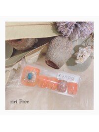 秋フットネイル