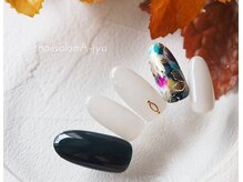 ネイルサロン アージュ(Nail Salon A jyu)/スモーキーネイル/フラワー