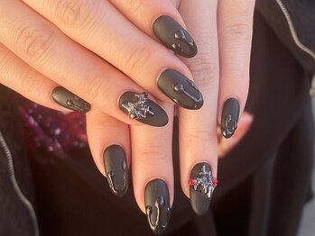 アトリエ ボノ(BONO)/ブラックマットネイル