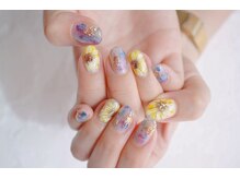 ネイル フライガール(nail FLY GIRL)/ひまわりネイル♪