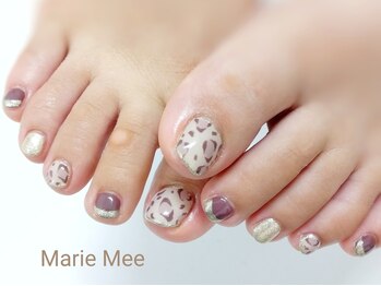 FOOTジェル秋　レオパード