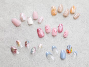 フラボアール(FlaBOR_319)の写真/【センスが光る定額デザイン¥7700～】大人女性の「カワイイ」も「キレイ」も叶えるネイルサロン☆