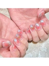 血色ネイル/チークネイル