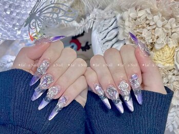 レアネイル 渋谷店(Le’a nail)/持ち込みマグネットフレンチ