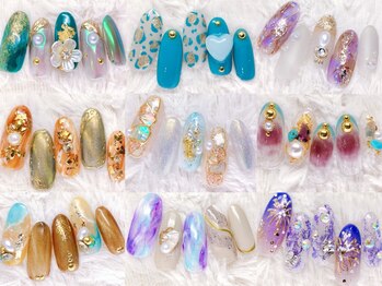 ラルネイル 大宮(Lull. nail)の写真/《◆EVENT◆Lull.nail☆Autumn初回オフ込￥7900》アートやパーツが豊富な定額コース♪イベントや推し活に◎