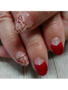 ウォーターワールド 大和店(WATER WORLD)/ツイードネイル