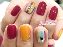 リッチネイル(Rich Nail)/ストライプネイル