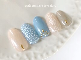 贅沢アートの褒められネイル17