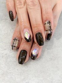 チェックネイル