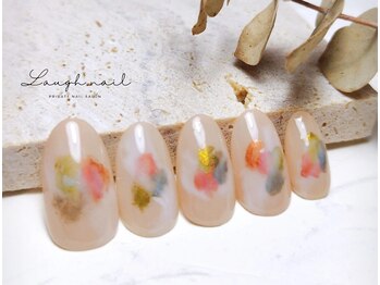 ラフネイル(Laugh nail)/シンプルアート &nbsp;￥7700