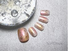 ネイル ドゥ 岡山駅前店(Nail Doux)/ニュアンスラメフットネイル