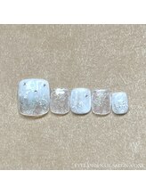 エーワン(a-one)/ホワイトバタフライネイル