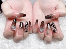 埋め尽くしネイル