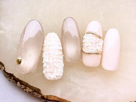 ツイードネイル¥7980