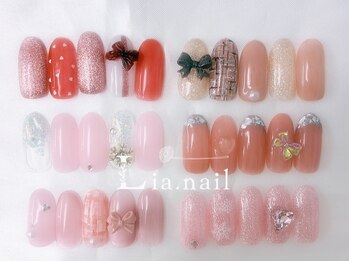 リアネイル(Lia.nail)の写真/【定額コースが豊富！5種類のコースから選べる定額デザイン￥6280～】
