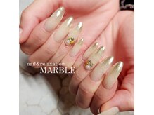 ネイルアンドリラクゼーション マーブル(MARBLE)/40種類定額デザイン￥6,150