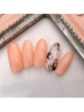ボヌール ネイル(Bonheur nail)/秋フラワーネイル