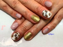 ジー フィンガー 千葉店(G)/白べっ甲ネイル