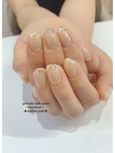 プライベート ネイルサロン マーマ(murmur)/キラキラフレークネイル