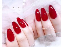 モチミィ(mochimy.)/＊クリアレッドネイル＊