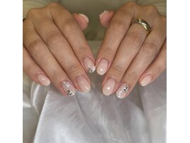 シンプル春ネイル