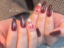 リッシュ(RICHE)/色っぽ♪大人ボルドーネイル