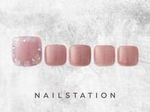 ネイルステーション メトロ・エム後楽園店(NAIL STATION)/ふわりピンクネイル／パラジェル