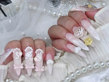 プティネイル(Puty Nail)/ちいかわイニシャルネイル