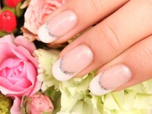 セレクトネイル ココ 秦野店(SELECT NAIL COCO)/フレンチ+ラメライン