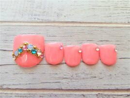 【Foot】ビジューネイル