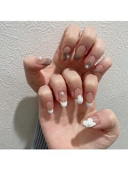 アンダーバーホワイトプラス 南海難波店(_WHITE+)/お花×フレンチ