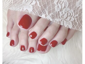 シェリエ(Cherie)/フット/ワンカラー(ボルドー)