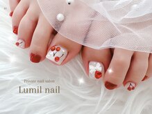 フィルイン&持ち込みデザイン＆フットネイル