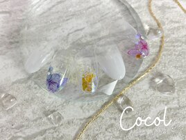 【Trendコース】￥6600 紫陽花