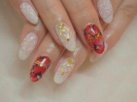 パンジー風ネイル￥10476