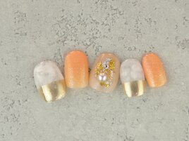 ハーフミラーネイル　¥7480