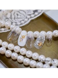 雪の結晶ネイル