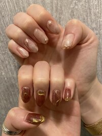 simpleニュアンスネイル