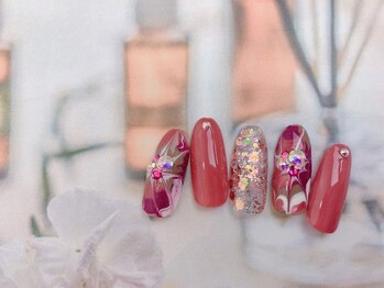 ネイルサロン&スクール ジーナ(GINA)/ピーコックネイル