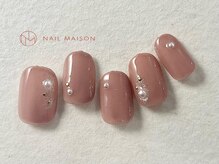 ネイルメゾン 梅田(NAIL MAISON)/ピンクスタッズパール