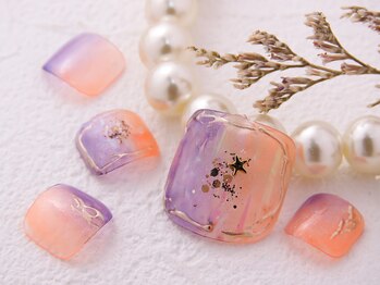 ハロウィンカラーネイル☆