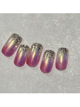 オーク アイラッシュアンドネイル たまプラーザ(OAK)/【MIKI指名デザイン】定額アート