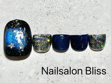 ネイルサロンブリス(nail salon Bliss)/定額FOOTシンプルアート￥5720