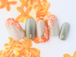 金木犀ネイル