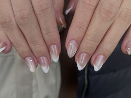 白フレンチネイル