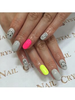 クリスタルネイル ゆめタウン博多店(CRYSTAL NAIL)/ネオンカラーネイル
