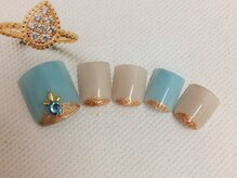 ネイルサロン リリオ(Nail Salon Ririo)/大人カラーフットネイル