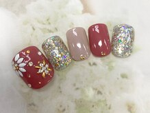 ネイルサロン マハロ(Nail salon MaHaLo)/f6新規付替オフ込☆フット¥7300
